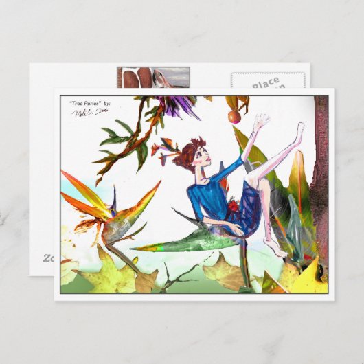 Carte Postale Arbre 3 (Devant / Derrière)