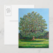 Carte Postale Arbre à bois été (Devant / Derrière)