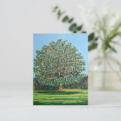 Carte Postale Arbre à bois été (Debout devant)