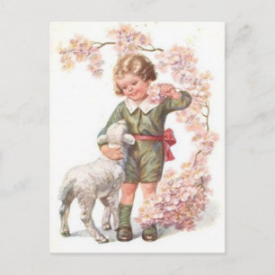 Carte Postale Arbre à cerises lamb victorien