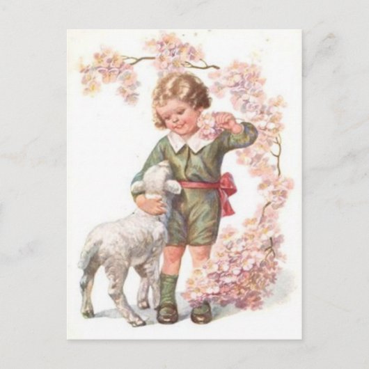 Carte Postale Arbre à cerises lamb victorien (Devant)