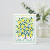 Carte Postale Arbre à citron en Amalfi Italie (Debout devant)