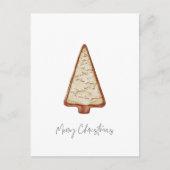 Carte Postale Arbre à cookies de Noël (Devant)