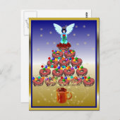 Carte Postale Arbre à Donut (Devant / Derrière)