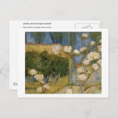 Carte Postale Arbre à poires en fleurs, Vincent van Gogh (Devant / Derrière)