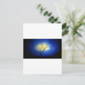 Carte Postale Arbre Abstrait - Art Moderne (Debout devant)