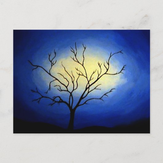 Carte Postale Arbre Abstrait - Art Moderne (Devant)