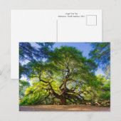 Carte Postale Arbre angélique éthéré Oak (Devant / Derrière)