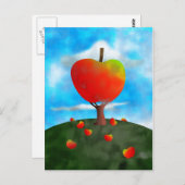 Carte Postale Arbre Apple (Devant / Derrière)