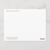 Carte Postale Arbre Apple (Dos)