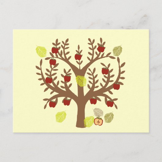 Carte Postale Arbre Apple (Devant)