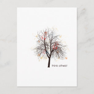 Carte Postale Arbre athée