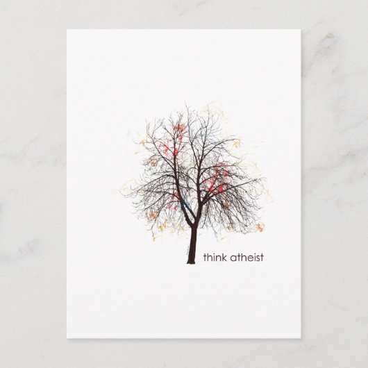 Carte Postale Arbre athée (Devant)