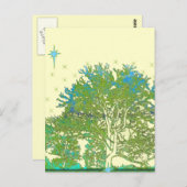 Carte Postale Arbre blues (Devant / Derrière)