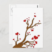 Carte Postale arbre cardiaque (Devant / Derrière)