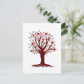 Carte Postale Arbre cardiaque (Debout devant)