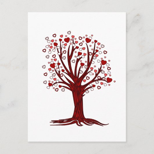 Carte Postale Arbre cardiaque (Devant)