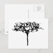 Carte Postale Arbre cardiaque (Devant / Derrière)