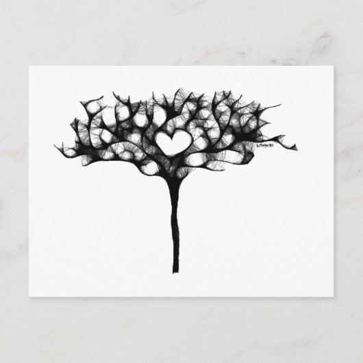 Carte Postale Arbre cardiaque (Devant)