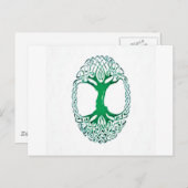 Carte Postale arbre céleste de vie (Devant / Derrière)