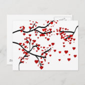 Carte Postale Arbre cœur (Devant / Derrière)