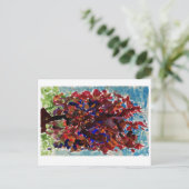 Carte postale Arbre coloré (Debout devant)