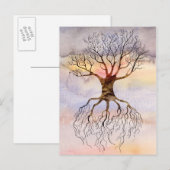 Carte Postale Arbre contre le ciel (Devant / Derrière)