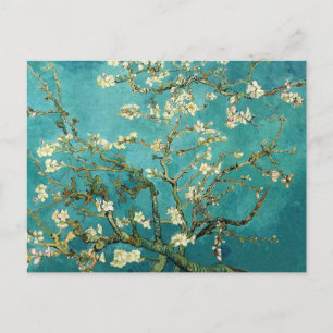 Carte Postale Arbre d'amande en fleurs Vintage Van Gogh