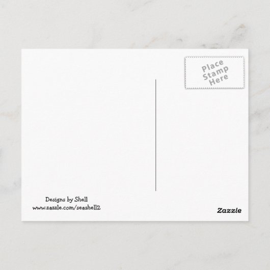 Carte Postale Arbre d'amour (Dos)