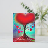 Carte Postale Arbre d'amour de la Saint-Valentin (Debout devant)