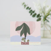 Carte Postale Arbre d'avocat Coup de Fou Geometric Muted Anniver (Debout devant)