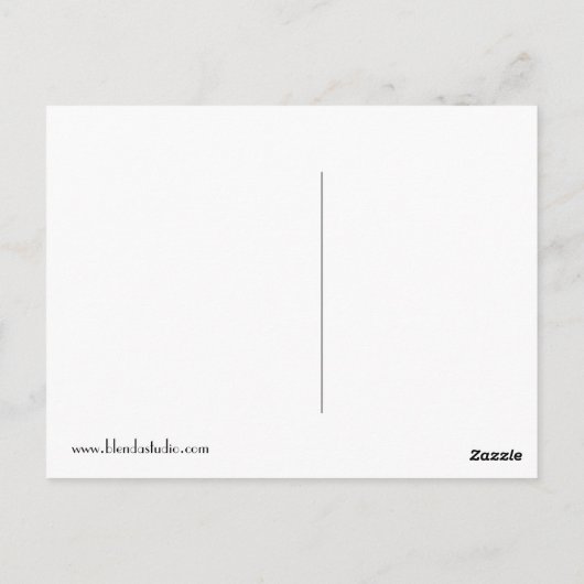 Carte postale Arbre de chickadee (Dos)