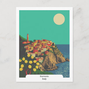 Carte Postale Arbre de citron de Sorrente, Italie Voyage Vintage