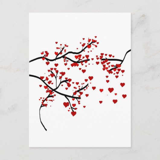 Carte Postale Arbre de cœur (Devant)