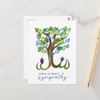 Arbre de cœur Condoléances Sympathie Perte PERSONN