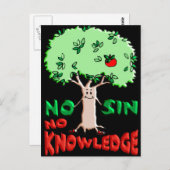 Carte Postale Arbre de la connaissance (Devant / Derrière)