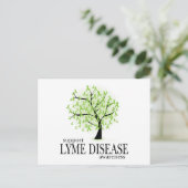 Carte Postale Arbre de la maladie de Lyme (Debout devant)