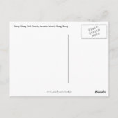 Carte Postale arbre de la plage de hung shing yeh (Dos)