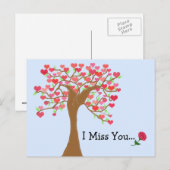 Carte Postale Arbre de l'amour (Devant / Derrière)
