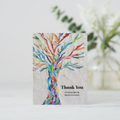 Carte Postale Arbre de Merci de vie (Debout devant)