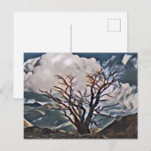 CARTE POSTALE ARBRE DE MONTAGNE (Devant / Derrière)