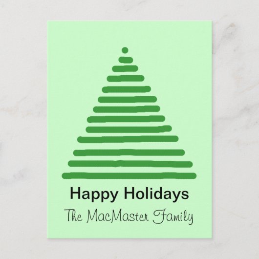 Carte postale - Arbre de Noël (Devant)