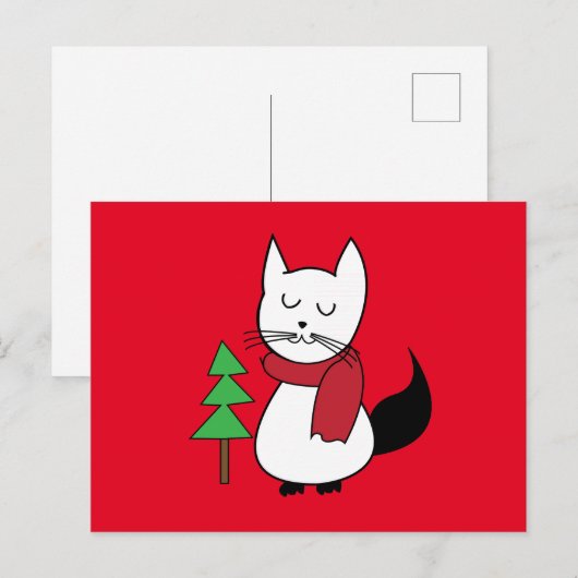 Carte Postale Arbre de Noël (Devant / Derrière)