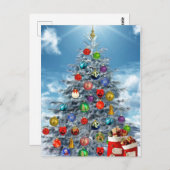 Carte Postale Arbre de Noël (Devant / Derrière)