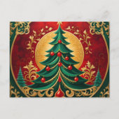 Carte postale Arbre de Noël (Devant)