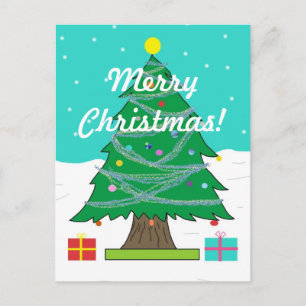 Carte postale Arbre de Noël