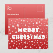 Carte postale Arbre de Noël (Devant / Derrière)