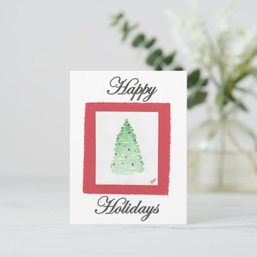 Carte Postale Arbre de Noël (Debout devant)