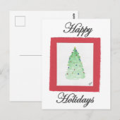 Carte Postale Arbre de Noël (Devant / Derrière)