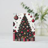 Carte Postale Arbre de Noël (Debout devant)